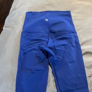 Lulu lemon blue leggings size 2